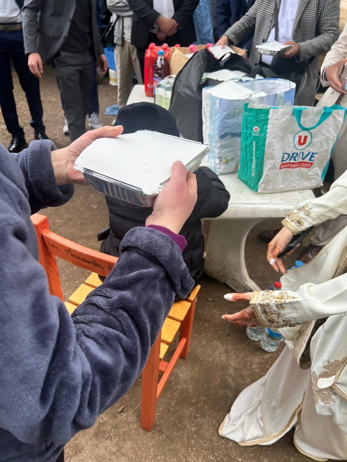 Distribution de repas