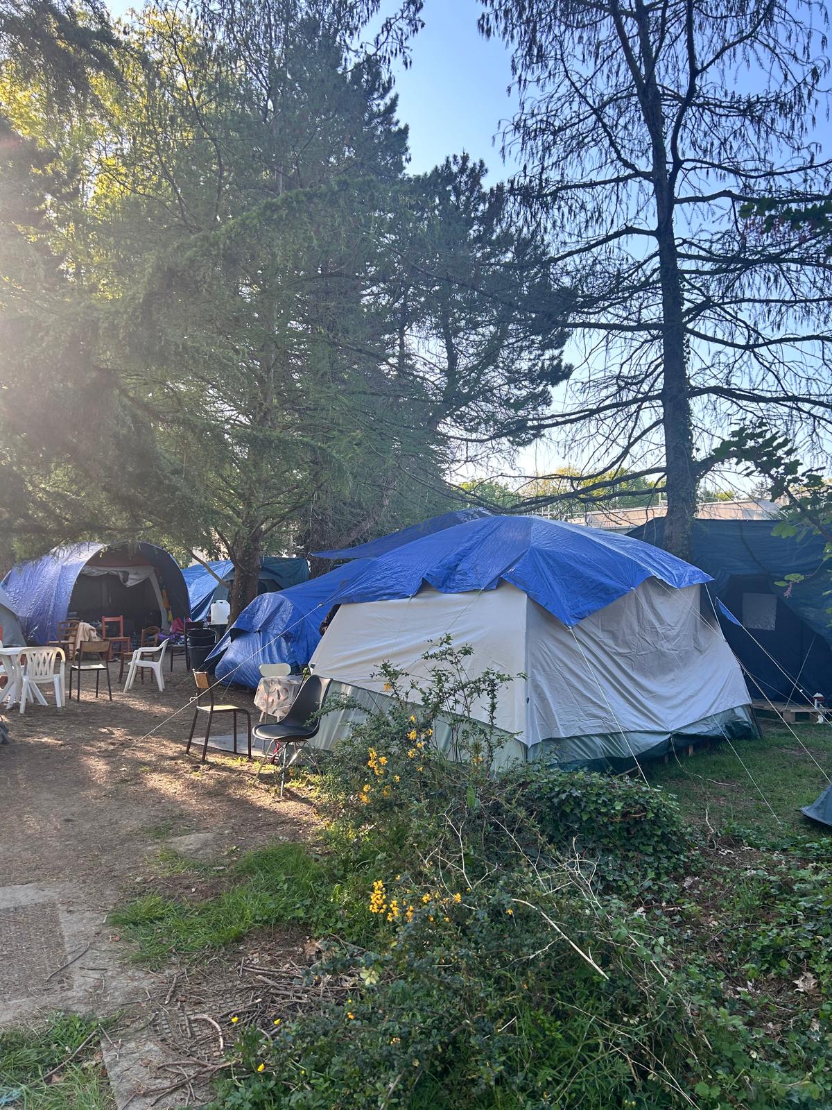 Camp de migrants